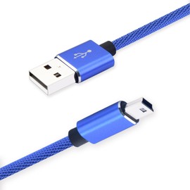 Jonfolk USB Power and Data Cable for Texas Instruments TI-84 Plus CE, TI 84 Plus C Silver Edition, TI Nspire CX/TI Nspire CX CAS Graphing Calculator Charging Cord 3.3FT Blue