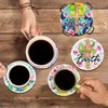 8 pcs Christian Diamond Art Coasters Kits with Holder for