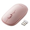 Elecom Slint M-TM10DBPN Wireless Mouse, 2.4Ghz, Slim, Silent, 4 Buttons,
