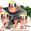 Moscow Mule Copper Mugs Moscow Mule Cups Kit 19oz Set