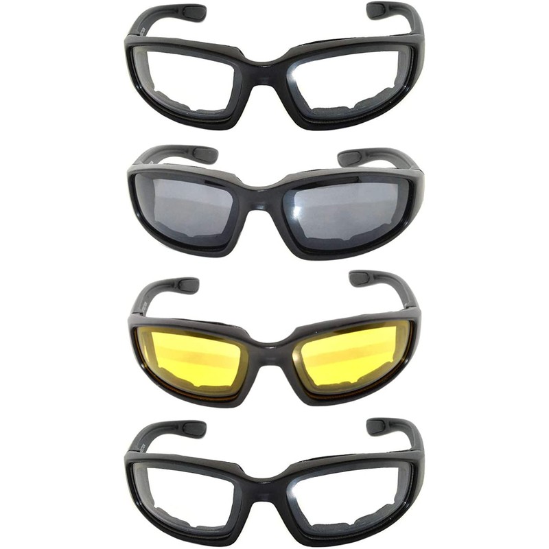 OWL - Riding Glasses - Clear Yellow Smoke (4 Pack)