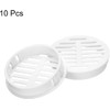 SANTUO 10Pcs Air Vents Circular Flat Soffit Vent 50mm White