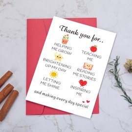 CYKARA Teacher Christmas Gifts Thanksgiving Gifts for Teachers Thank You Gifts Teacher Appreciation Gifts for Daycare Preschool Teacher Cute Teacher's Day Back to School Teacher Gift