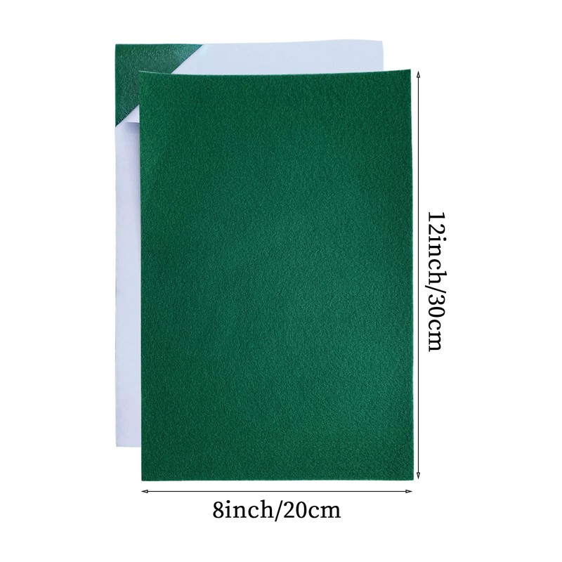 Jtnohx Self Adhesive Felt Sheets, 12 Pieces Felt Fabric with