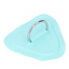 6Pcs PVC D Ring Patch Elastic Rope Set Stainless Steel