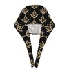 Masonic Square Working Cap Scrub Cap with Sweatband,Adjustable Fashion Elastic