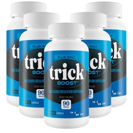Blue Salt Trick Boost - Our Best Blood Flow Supplement - Poor Circulation Support - Better Blood Flow Care - Blood Circulation Titan Boost Dietary Supplement - Advanced Blood Flow 7 Simple Salt Trick