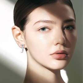 Axolotl Earrings Sterling Silver Axolotl Stud Earrings Cute Axolotl Jewelry for Women