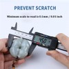 150mm 6inch Plastic Digital Caliper LCD Digital Electronic Ruler Carbon