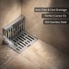 Garosa Side Wall Drain Linear Shower Drain 12cm Wall Corner