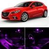LEDpartsNow Interior LED Lights Replacement for MAZDA 3 2014 FUCHSIA
