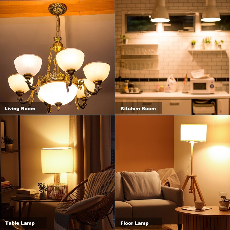 Vgogfly 3W LED Bulb Equivalent 25 Watt Light Bulbs, A15