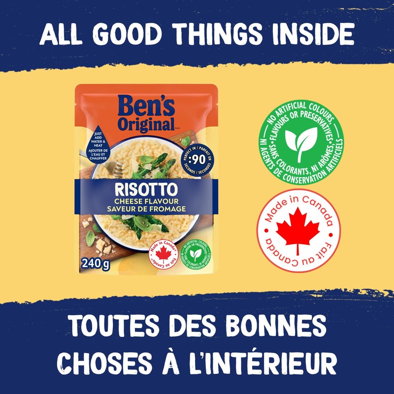 BEN'S ORIGINAL Risotto Cheese Flavour Side Dish, 240g Pouch