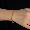 Dankadi 925 Sterling Silver Bracelet Men Women 3MM Square Rolo
