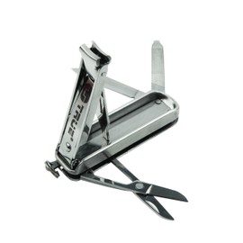 True Utility NailClip Kit - Keyring Manicure Travel Set - Nail Clipper, Scissors & Nail File