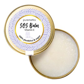Puremetics SOS Balm, Vitamin E, 10 g