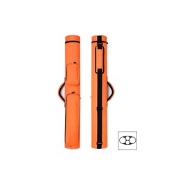 Delta MACARON 2x2 Hard Pool Cue Case Orange.