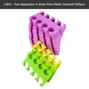 LIKO - Toe Separator 4 Slots Firm Multi Colored 100pcs
