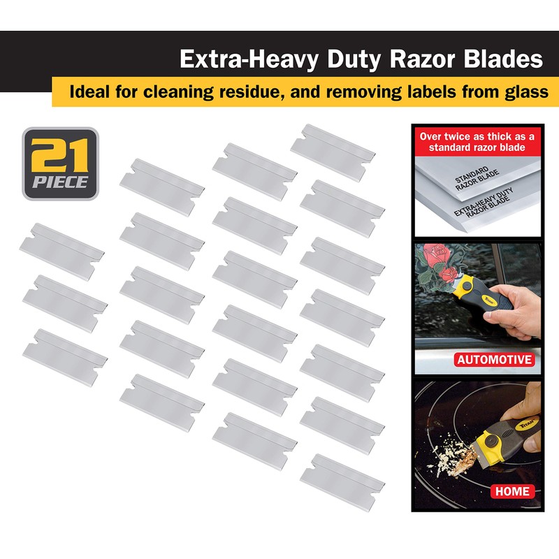 Titan 59400 4-Piece Scraper Set with 42 Replacement Blades