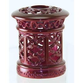 Courtney's Candles Criss Cross Pink Regular Size - Replacement Decorative Shade for Fragrance Lamps