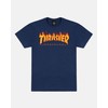 Thrasher Flame Logo T-Shirt Navy XL