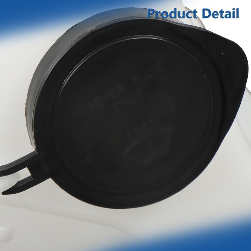 Windshield Washer Fluid Reservoir White with Pump and Sensor Hole