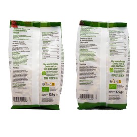 Govinda Organic Protein Chunks Mix (2 x 125 g Schnetzel & 2 x 125 g Chop) Vegan Meat Substitute Made from Peas and Field Beans Soy & Gluten Free Protein Rich Ideal for Vegan Goulash & Much More