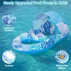 Pool Floats for Adults with Canopy,Grand Extra Large Inflatable Chair