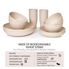 Wheat Straw Dinnerware Sets | Unbreakable Dinnerware Sets | Dishwasher