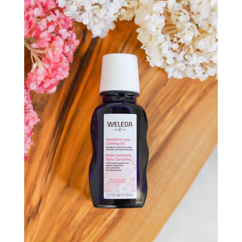 Weleda Sensitive Care Calming Face Oil, 1.7 Fluid Ounce, Plant