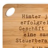 Mr. & Mrs. Panda Bambus - Schneidebrett Spruch Hinter jedem