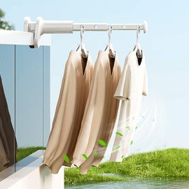 LiuHancsqd Travel Clothes Airer, Camping, Mini Clothes Dryer, Small Clothes Airer, Extendable Space-Saving, Portable Wall Dryer, Extendable for Balconies, Hotels, Camping, up to 3.3 kg