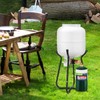 WADEO Propane Cylinder Refill Stand, Propane Refill Holder for 1LB