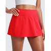 CRZ YOGA Women's Quick Dry Pleated Tennis Skirts Mid Waisted