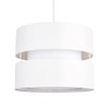 MiniSun MiniSun | Modern 2 Tier Ceiling Light Shade in a Cream Finish | Pendant Lights, Home Dcor & Improvement Essential