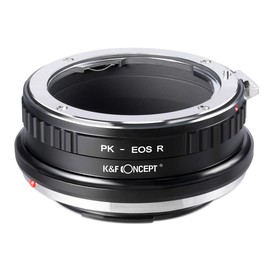 K&F Concept PK to EOS R Mount Adapter, Compatible with Pentax K Mount Lens and Compatible with Canon EOS R Mount Cameras