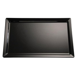 APS GF125 Melamine Tray, Pure Black