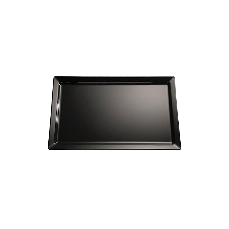 APS GF125 Melamine Tray, Pure Black