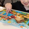 Animals On-The-Go Plastic Disposable Placemats for Boys, Baby, Toddler, Kids