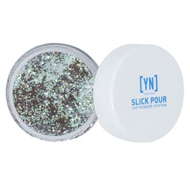 Young Nails SlickPour Dip Powder - Extended Wear Dip Powder Nail Color for use with SlickPour System Prep, Base, Activator & Top Coat, Fortified with Calcium & Vitamin E, Sinister Blitz, 15g