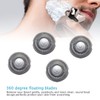 MIFADLE New Upgraded 4Pack Shaver Head Replacement Blade For Skull