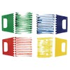 Colorations® Paint Scrapers, Plastic Paint Scrapers, 4 Different Designs, Create