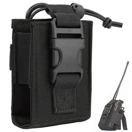 Gusset Wave Universal Radio Pouch Radio Storage Bag Radio Protective Case Multifunction Adjustable Durable Climbing Waist Pouch Radio Pouch Storage Bag Walkie Talkie Case Holder Radio Holster Holder