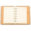 PATIKIL 6 Ring Binder Cover, A7 Leather Notebook Binder Mini