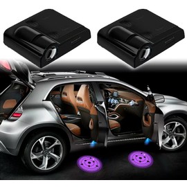 2pcs 3D Magnetic Car Door Step LED Welcome Logo Shadow Ghost Light Projector Lamp fits All Car Models (Eye2) by DmStore