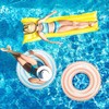 Xinghonyac Inflatable Pool Tubes with Handles - 3Pcs 30"x14" Striped