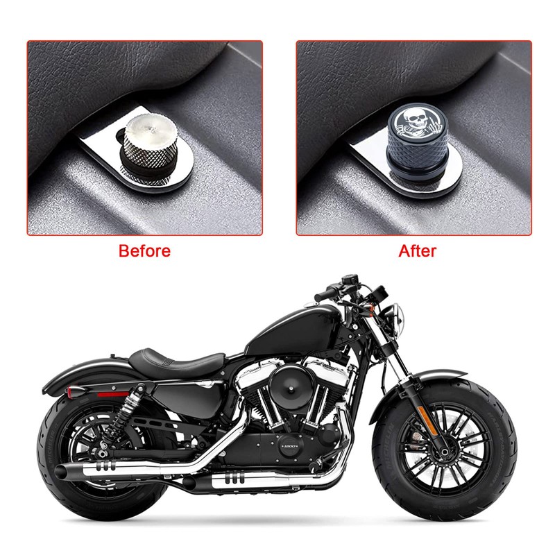 Bravema Motorcycle Seat Bolt Screw Hard Anodized Fender Seat Bolt