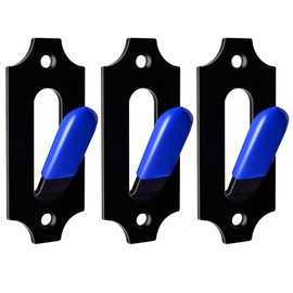 LAJIAOZ European Mount Skull Hangers with Free Silicone Protector Deer Skull Mount Hanger for Indoor Outdoor Deco, Hanging Antelope, Cattle, Coyote and Small Game Animals(3Pcs, Blue)