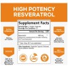 Resveratrol Nature's Nutrition 1800mg Cápsulas Antioxidante Vegano