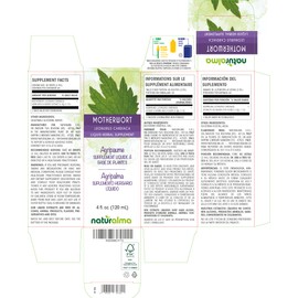 Naturalma Motherwort (Leonurus cardiaca) herb with Flowers Alcohol-Free Tincture 4 fl oz Liquid Extract in Drops | Herbal Supplement | Vegan | Product of Italy